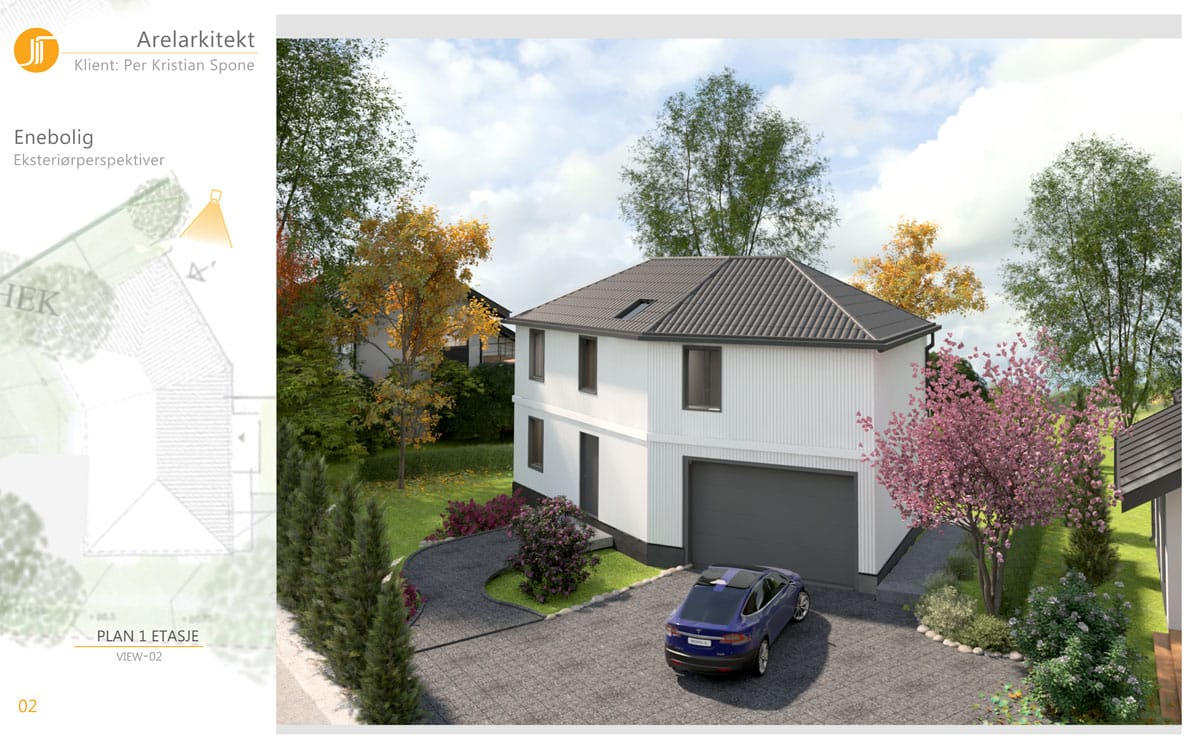 Moderne skandinavisk eleganse – eneboligprosjekt i Oslo