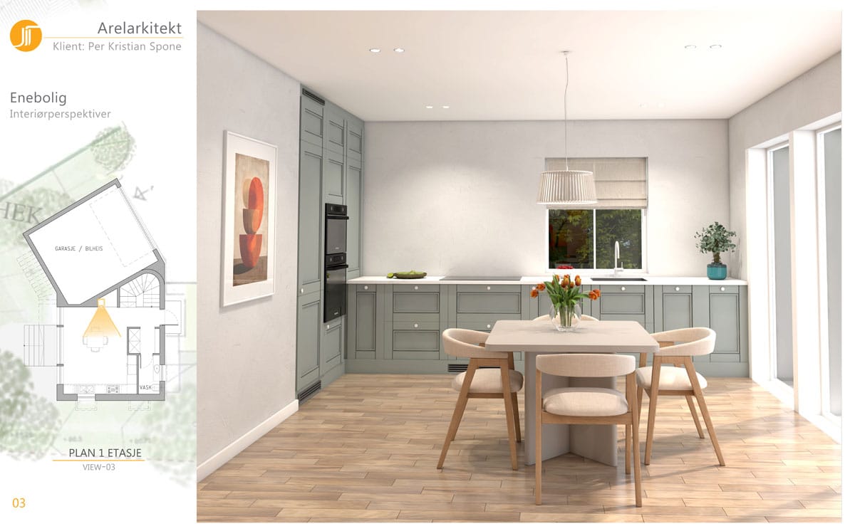 Moderne skandinavisk eleganse – eneboligprosjekt i Oslo