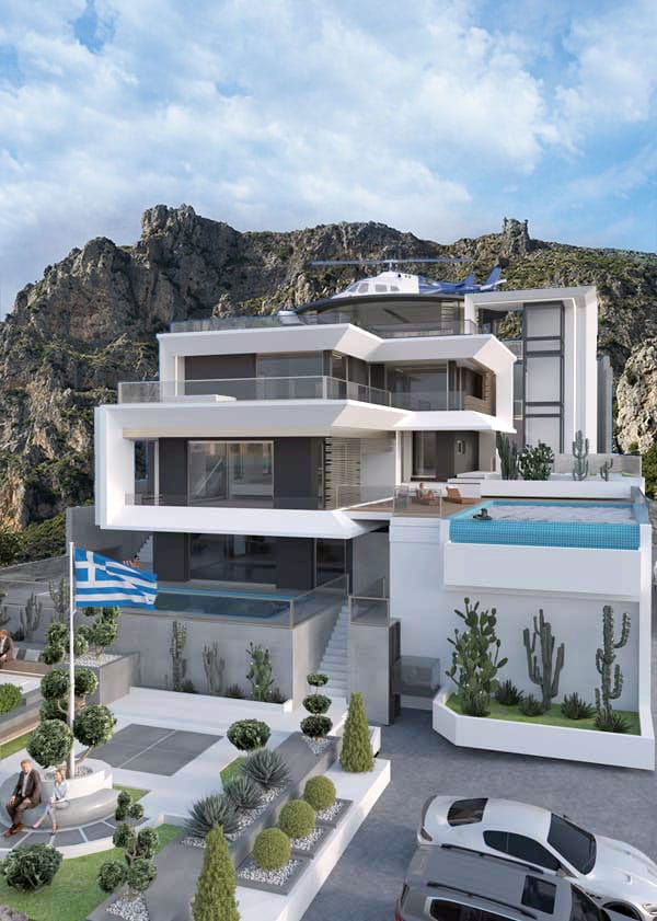 3D-visualisering-av-villa